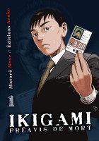 Couverture Ikigami Tome 1